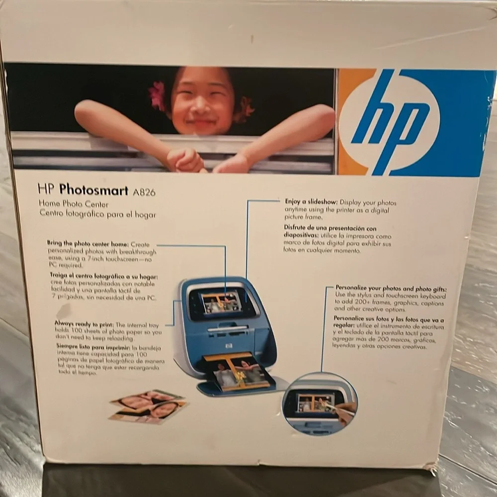HP Photosmart A826 Home photo Center